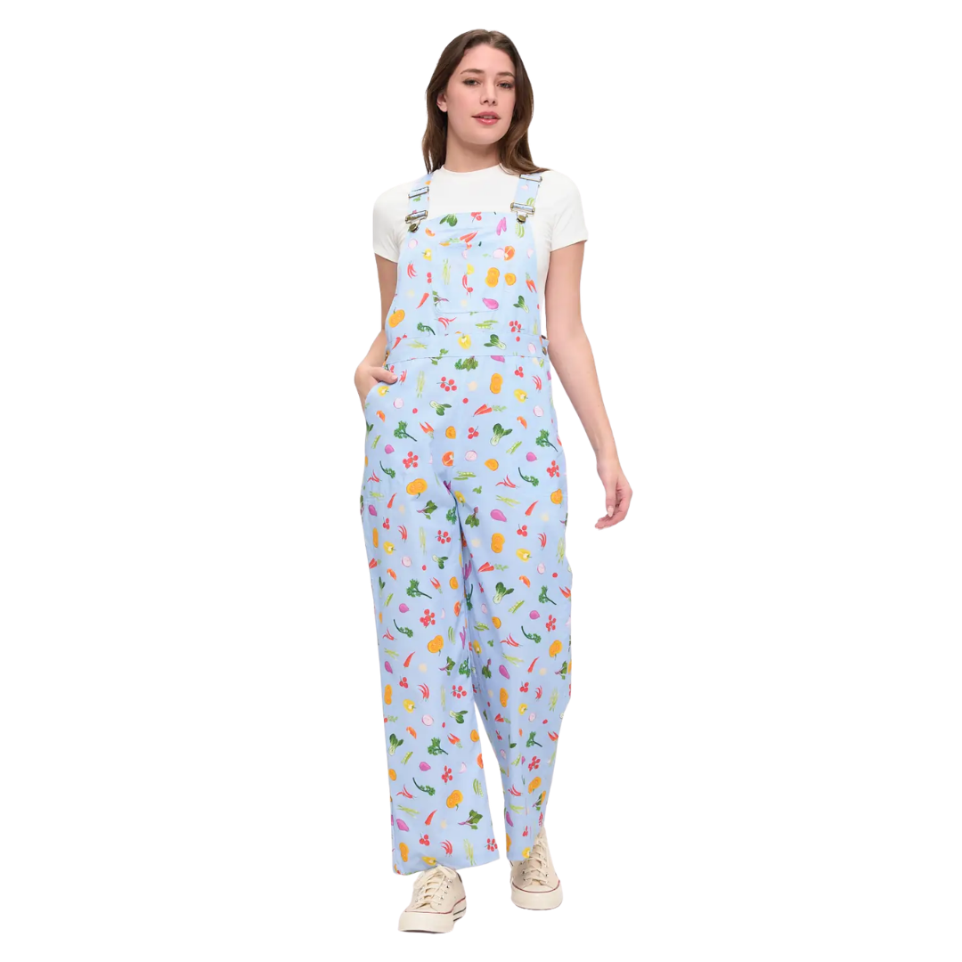 Image of Colorful Garden Vegetables Overalls