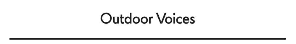 Outdoor Voices