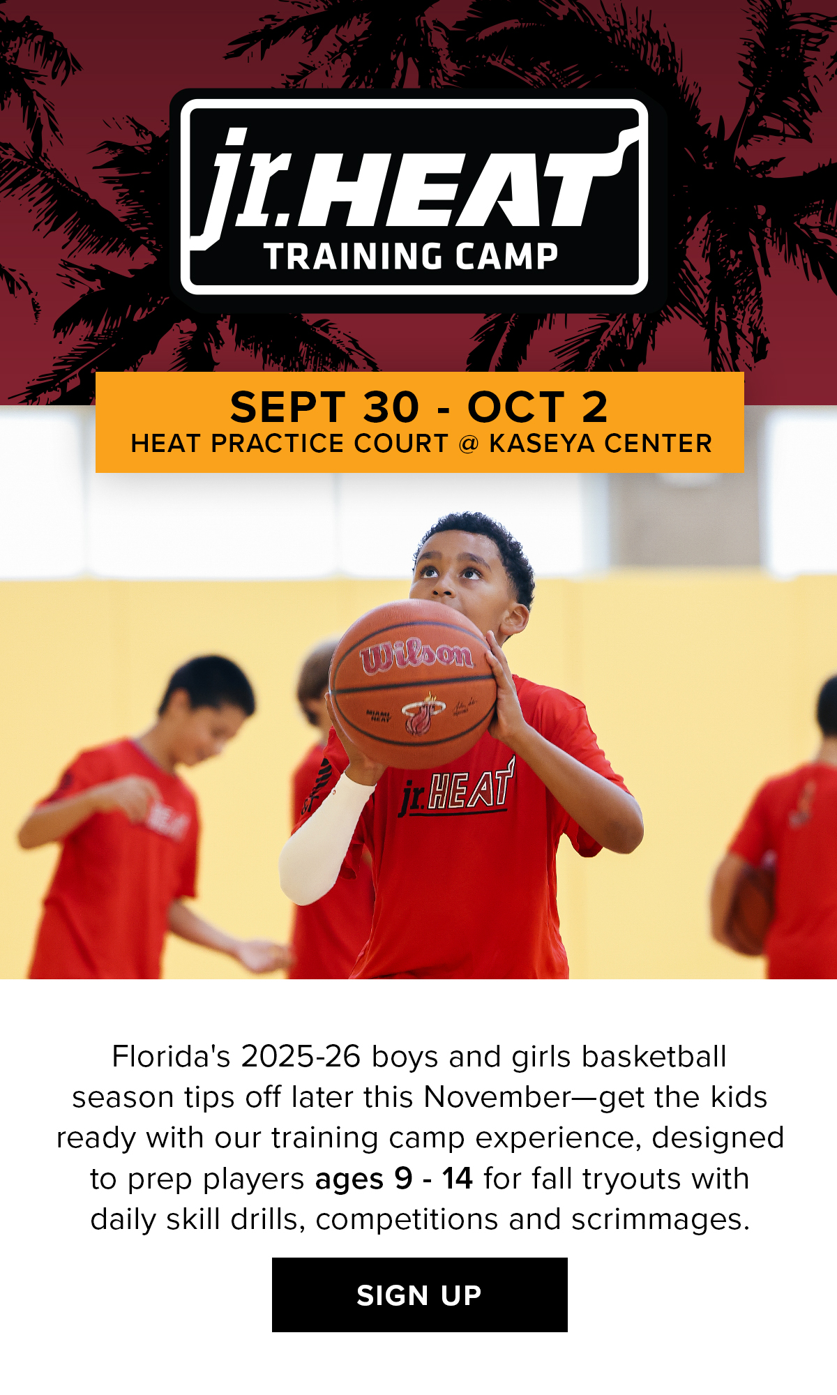 Jr. HEAT Training Camp | Sign Up