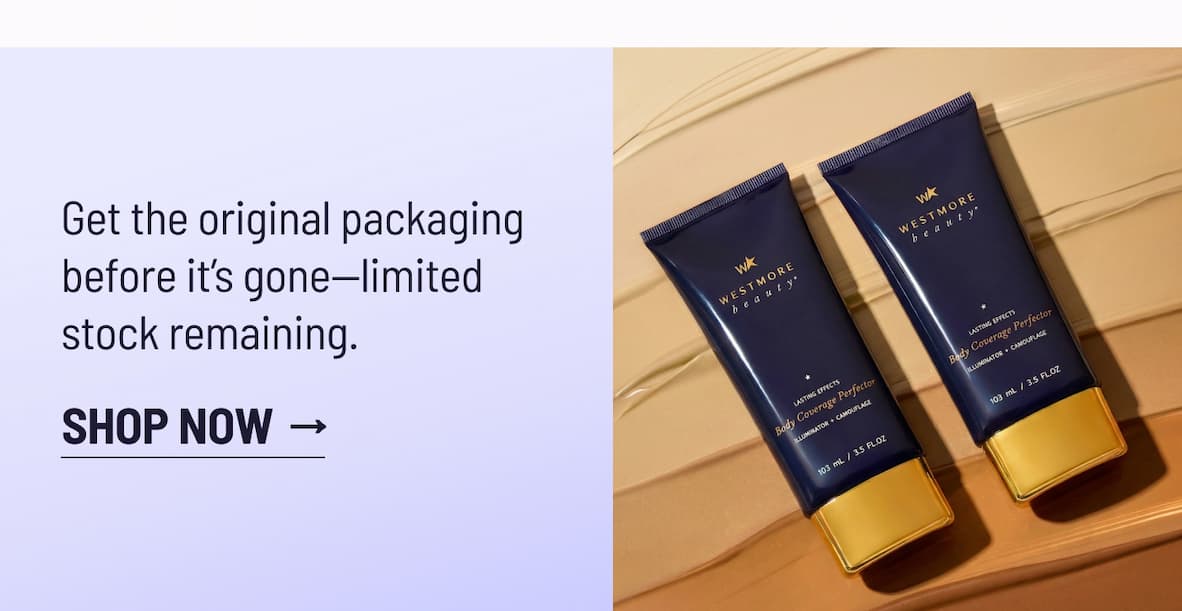 Get the original packaging before it’s gone—limited stock remaining. I SHOP NOW →