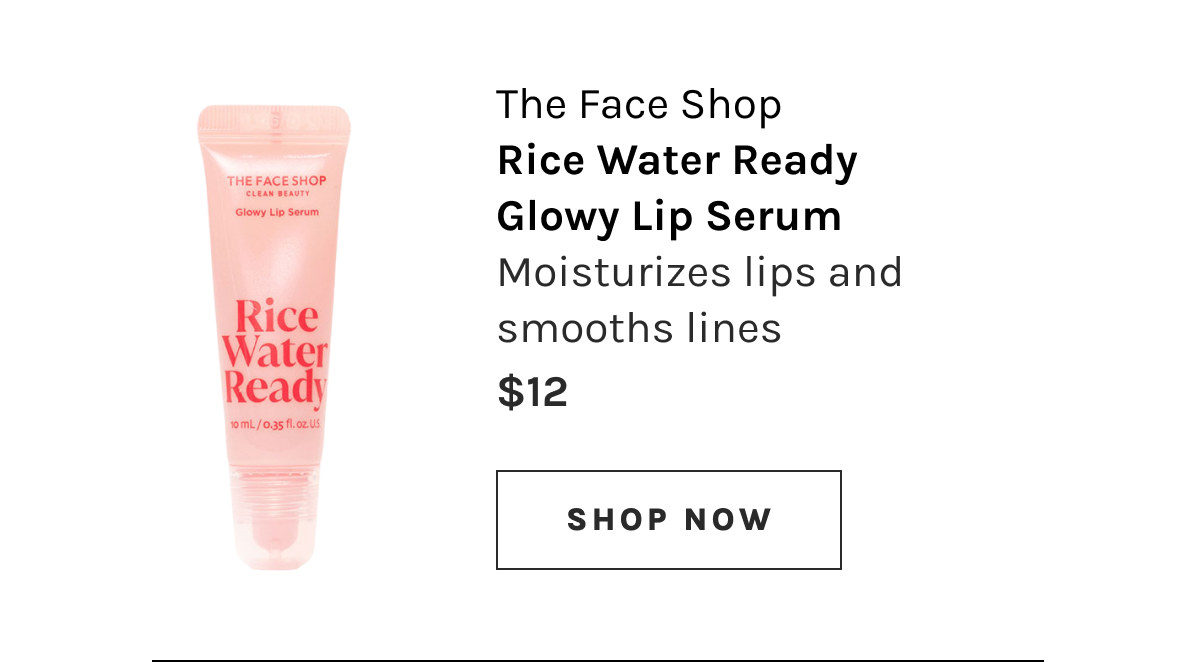 Rice Water Ready Glowy Lip Serum