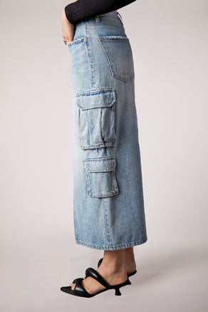 Major General Midi Skirt - Crete