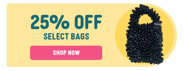 25% off select Bags SHOP NOW