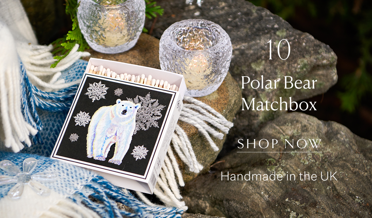 Polar Bear Matchbox. Shop Now. Handmade in the UK