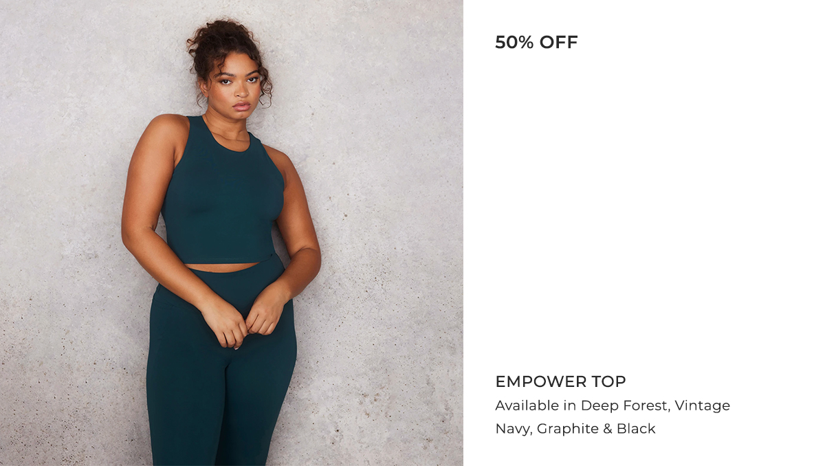 50% OFF | EMPOWER TOP IN DEEP FOREST