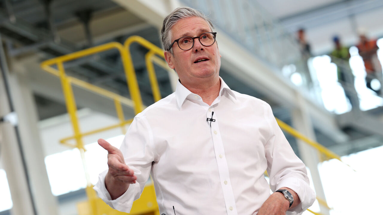 Prime Minister Keir Starmer Visits A Business In The North West