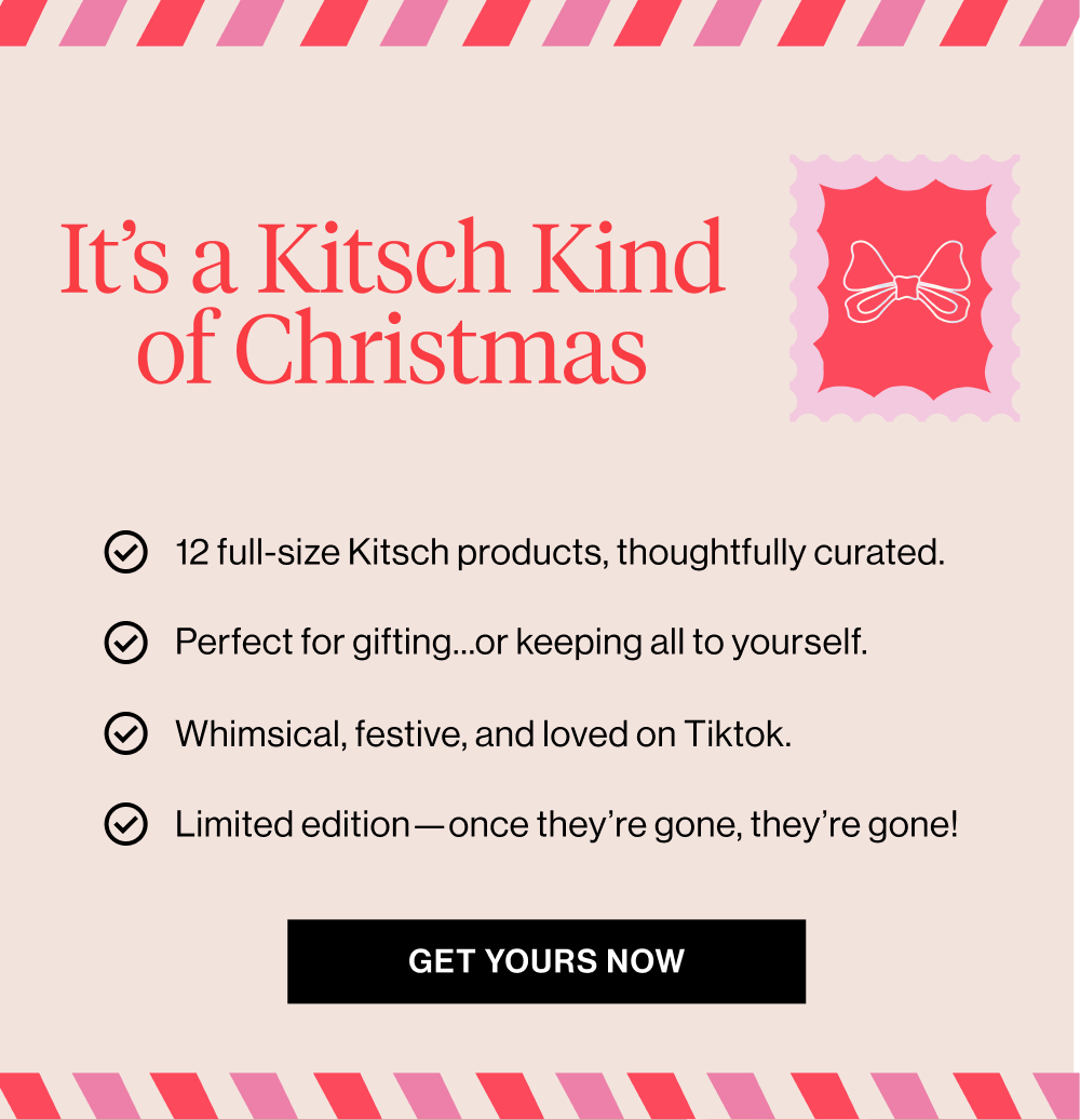 It's a Kitsch kind of Christmas. 12 full-size products
