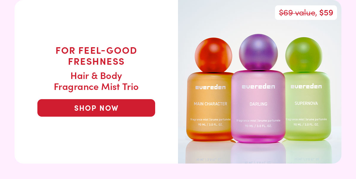 Hair & Body Fragrance Mist Trio 