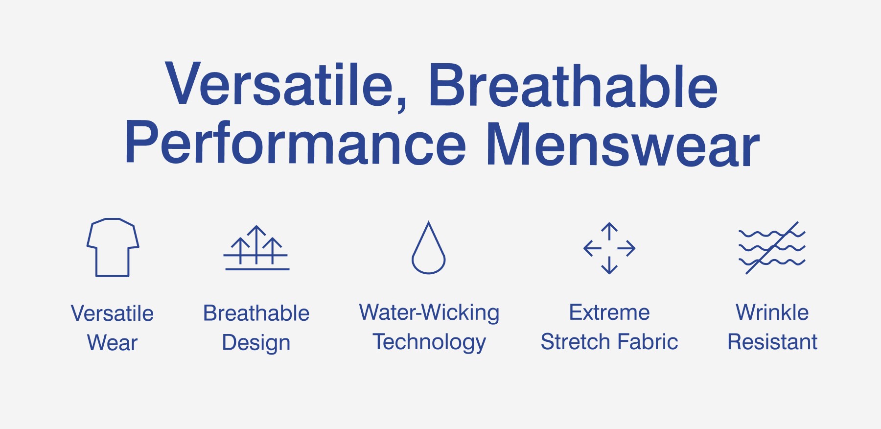 Versatile, Breathable Performance Menswear