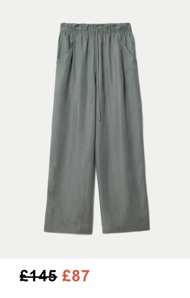 Cupro Relaxed Fit Trouser