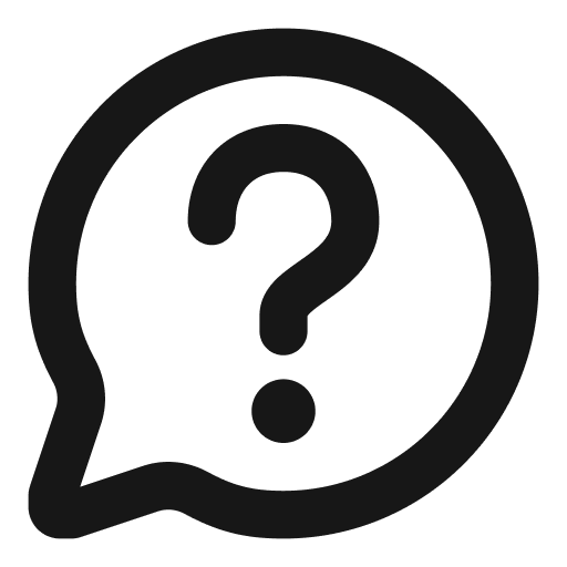 Question bubble icon