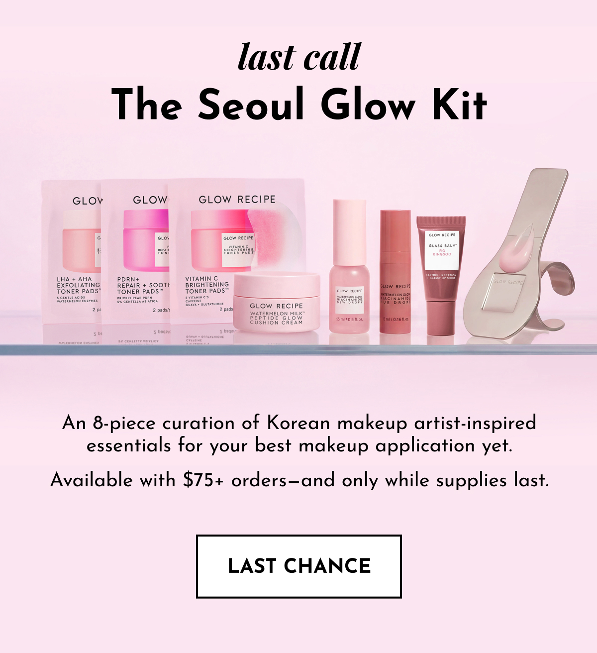 Free Seoul Glow Kit with orders $75+