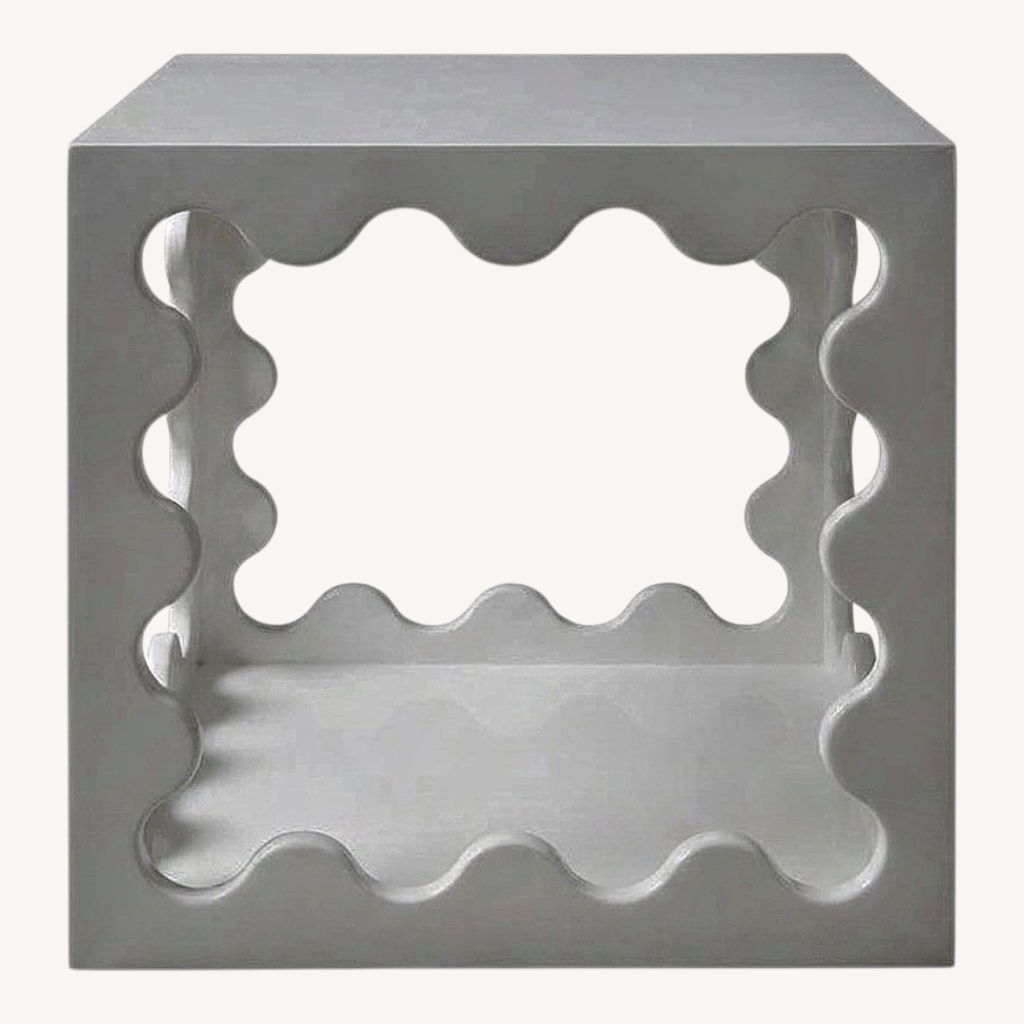 Image of Jonathan Adler White Side Tables