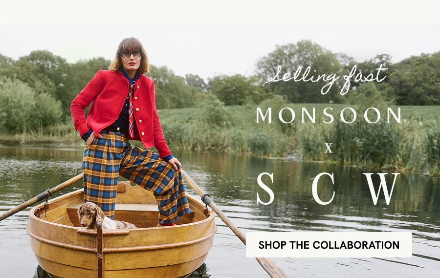 "Selling fast: Monsoon x SCW SHOP NOW"