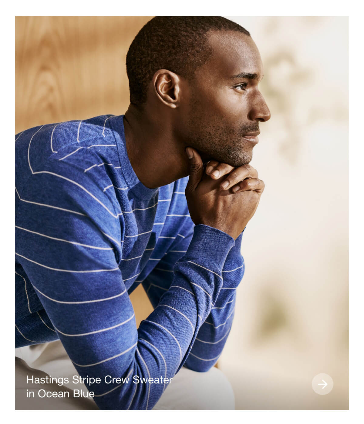 Hasting Stripe Crew Sweater - Shop Now