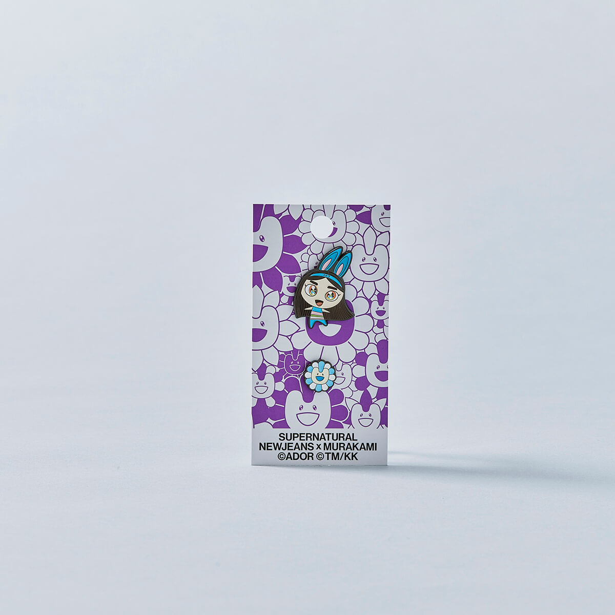 Image of NewJeans x MURAKAMI Metal Pin Badge (MINJI)