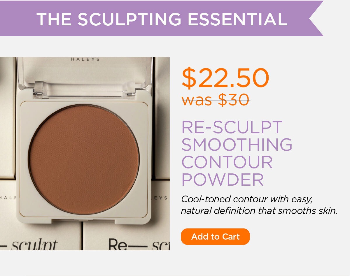 The Sculpting Essential, Re-sculpt Smoothing Contour Powder - $22.50, was $30. Shop Now.