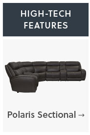 High-Tech Features - Shop Polaris Sectional