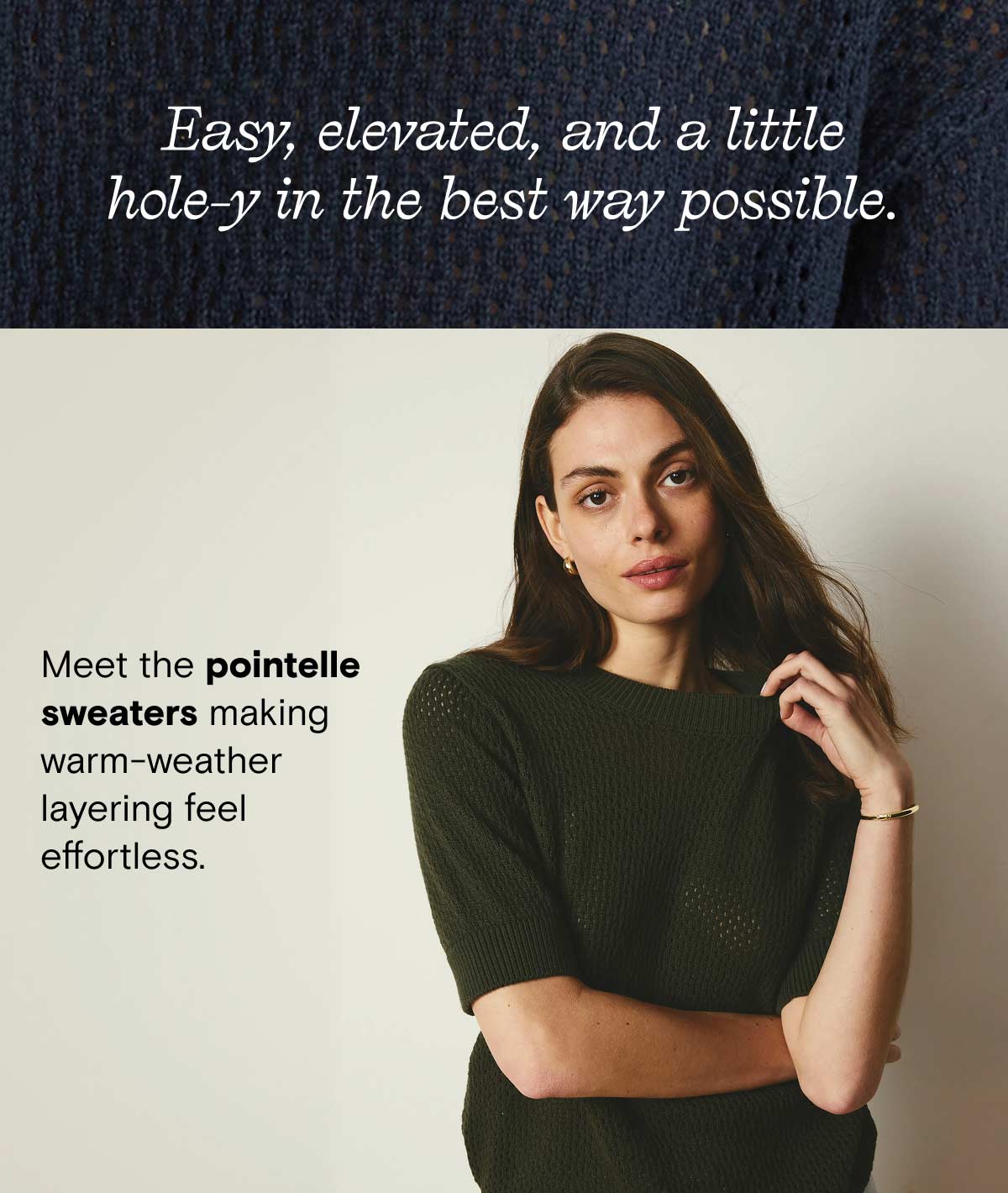 Pointelle Sweaters