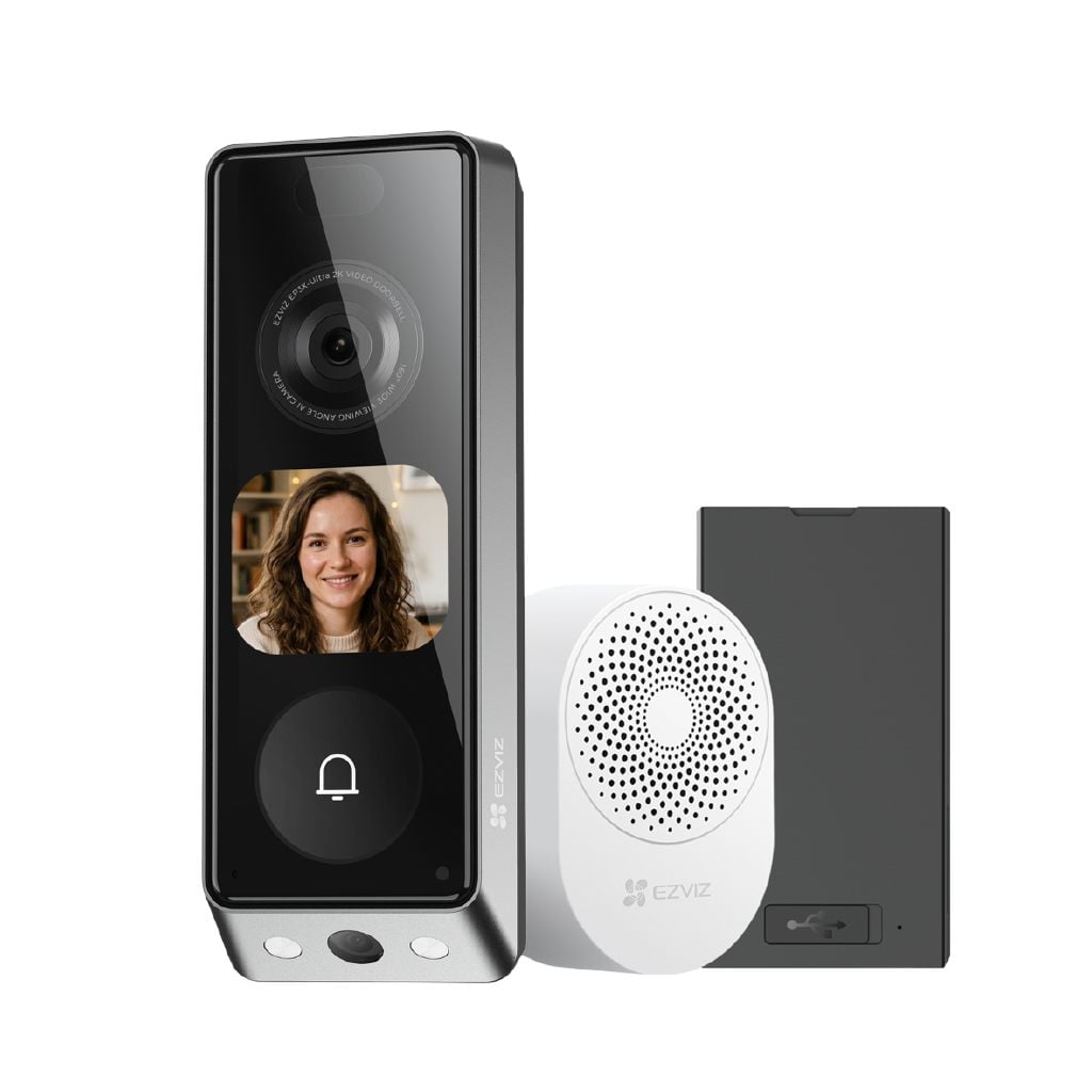 EZVIZ EP8 Ultra Dual Camera Video Doorbell With Chime