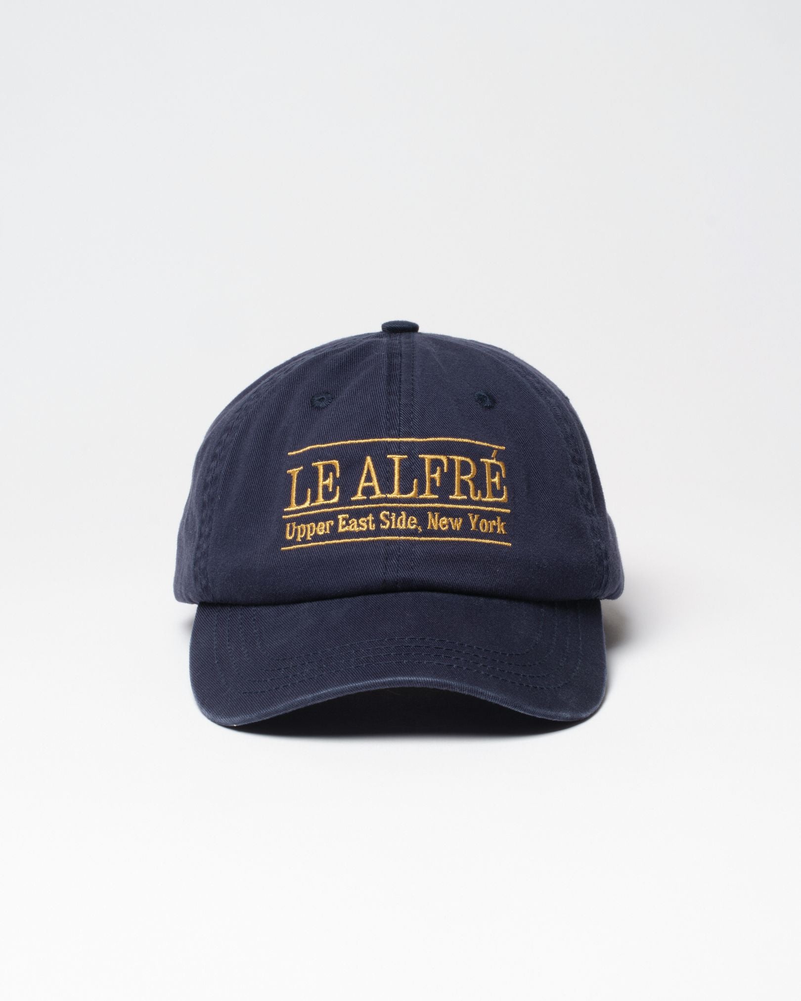 Image of Le Alfré Upper East Side Navy Throwback Cap