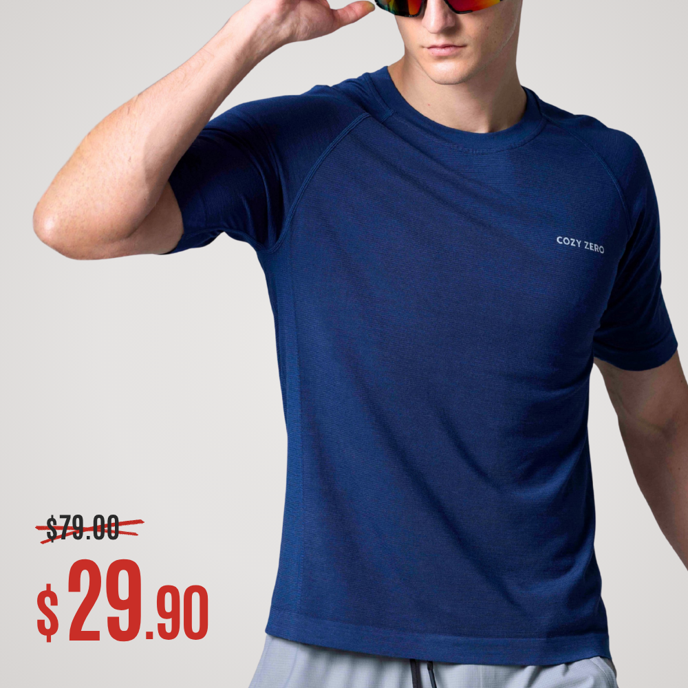 Men's merino blend lightweight daily tee