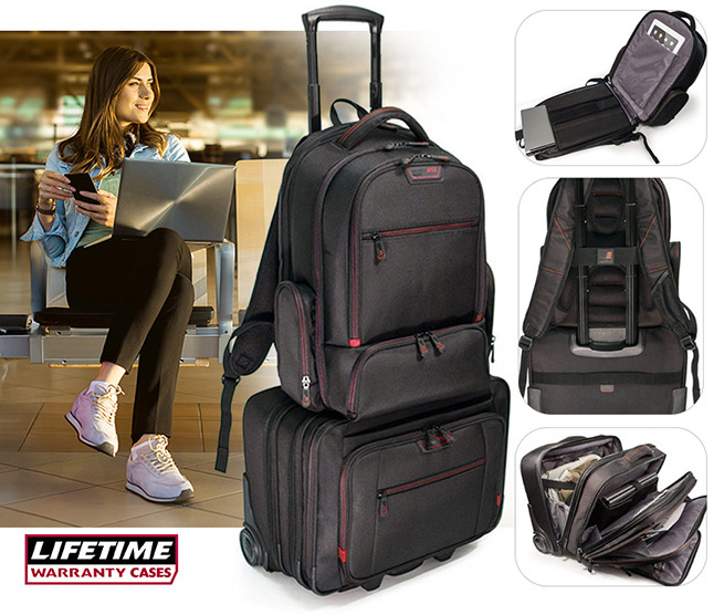 Special Price - Professional Backpack and Rolling Case Combo