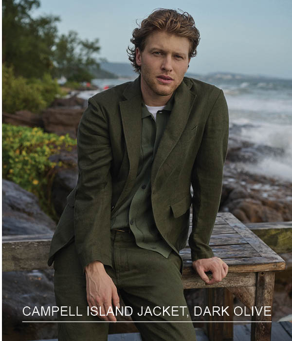 Shop Campbell Island Jacket, Dark Olive online and instore at Rodd & Gunn