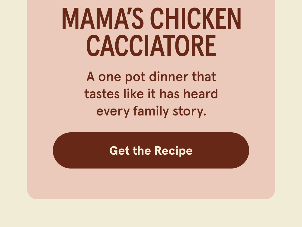 Anna's Kitchen - Mama's Chicken Cacciatore [GET THE RECIPE]