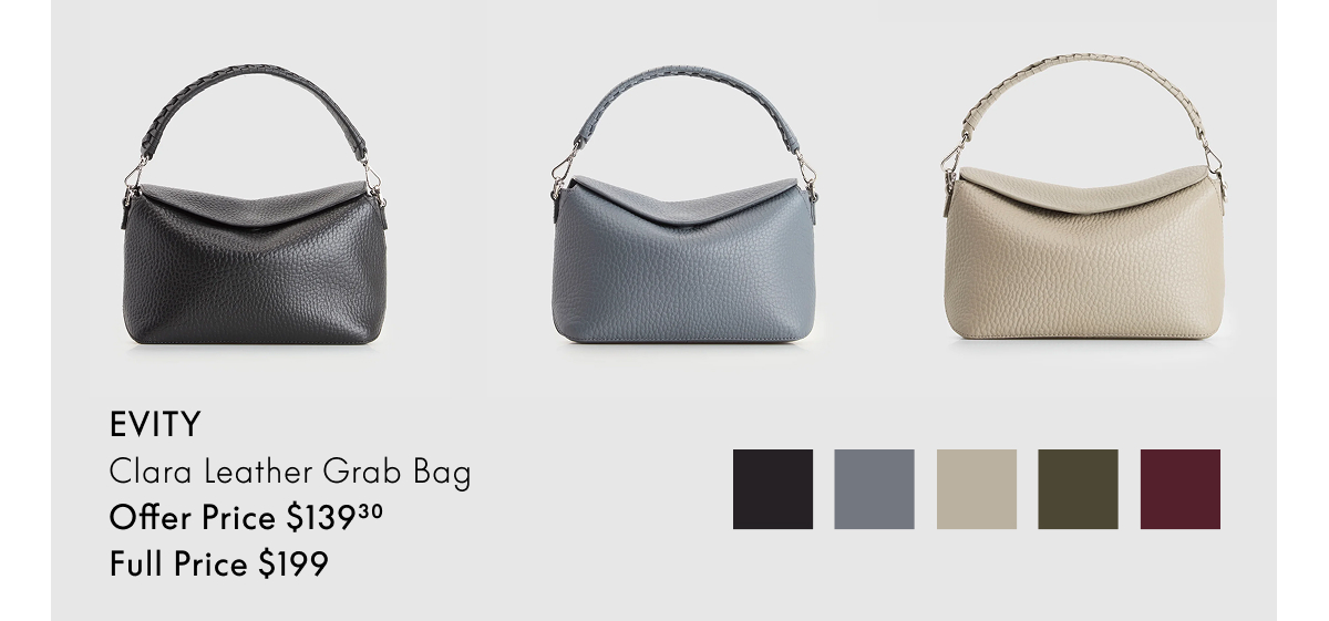 EVITY Clara Leather Grab Bag