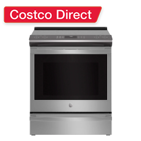 GE Profile 30 Inch. 5.3 cu. ft. Smart Slide-In Front-Control Induction and Convection Range with No Preheat Air Fry