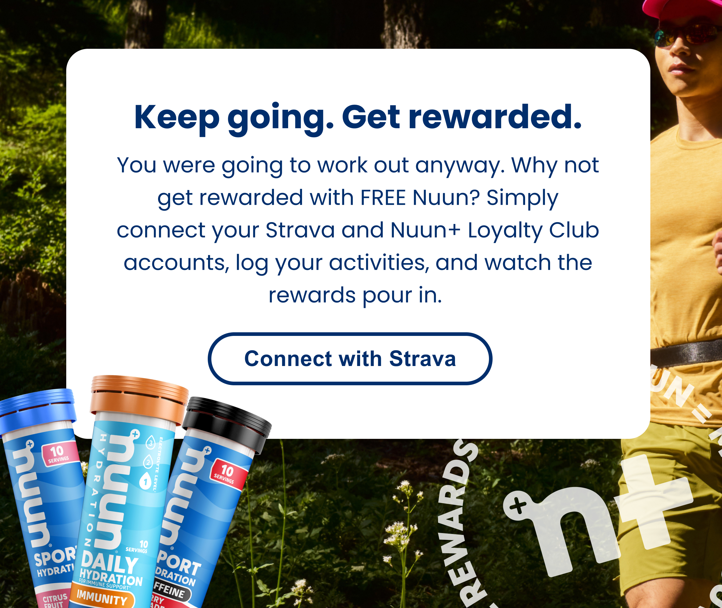 Keep going. Get rewarded.