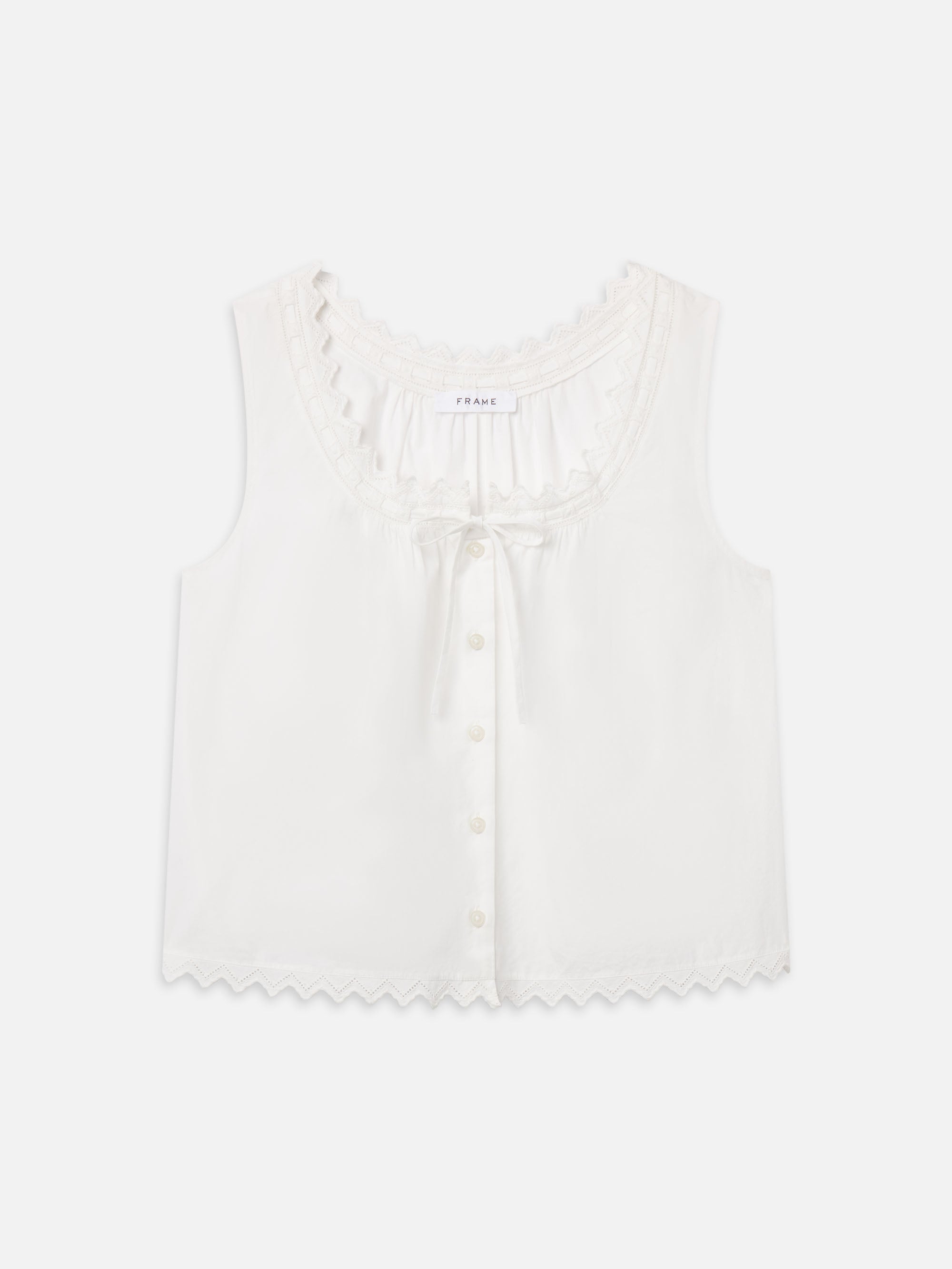 THE SERENE TANK IN WHITE