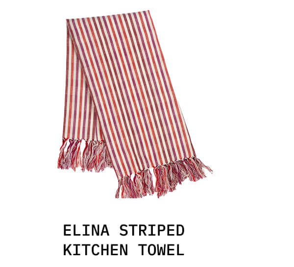 Elina Striped Kitchen Towel