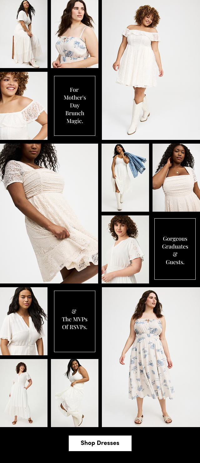 For Mother's Say Brunch Maggie. | Gorgeous Graduates & Guests. | & The MVPs Of RSVPs. | Shop Dresses >