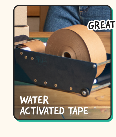 Shop water activated tape