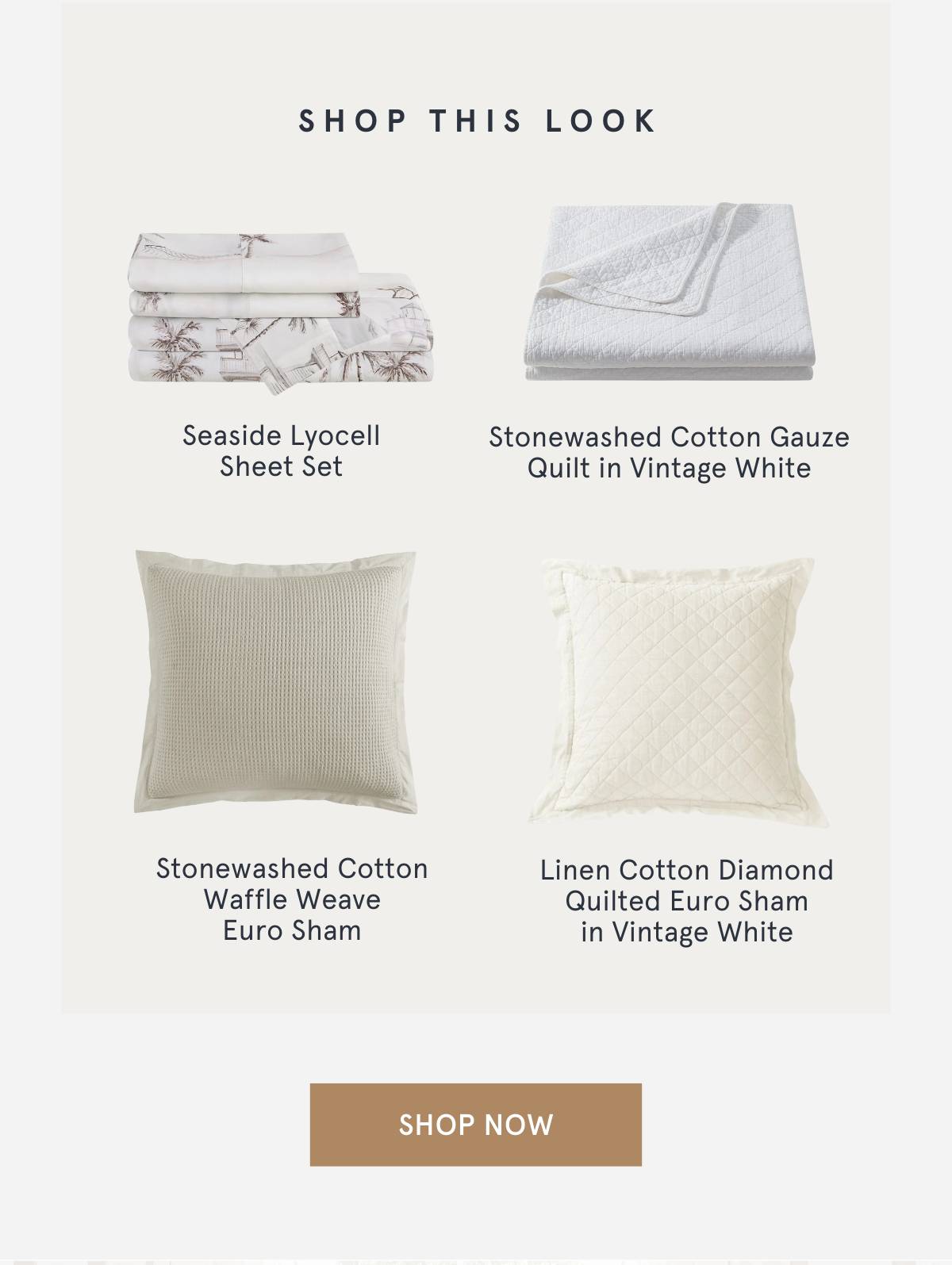 Shop Stonewashed Cotton Waffle Weave Duvet Cover