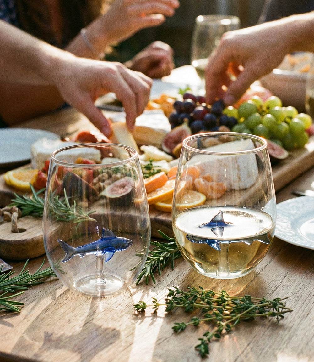 Image of Shark Stemless Wine Glass