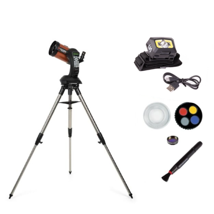 Celestron - NexStar 5SE 5" Schmidt-Cassegrain Computerized Telescope Bundle - 11036