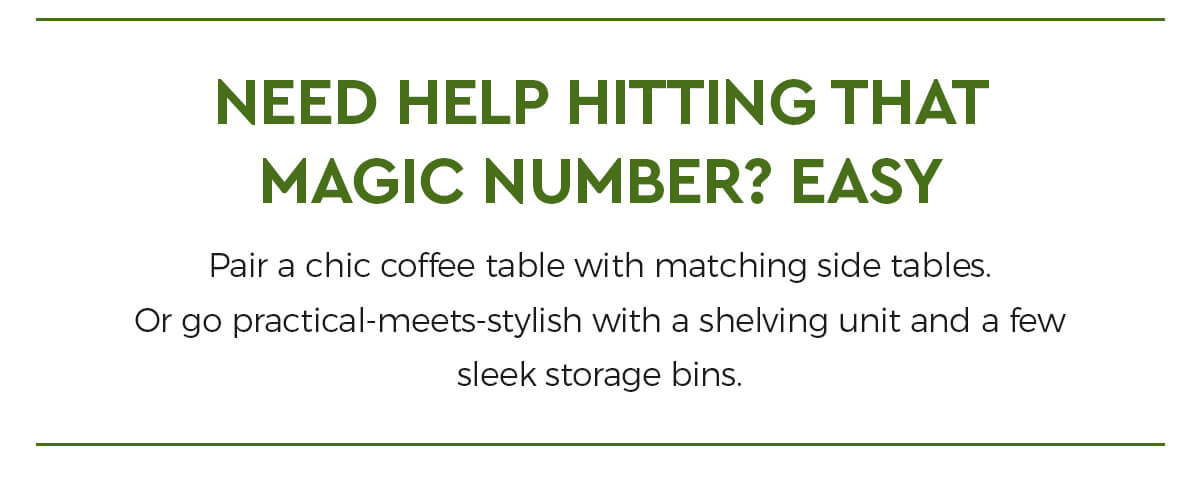 Need Help Hitting That Magic Number? Easy.