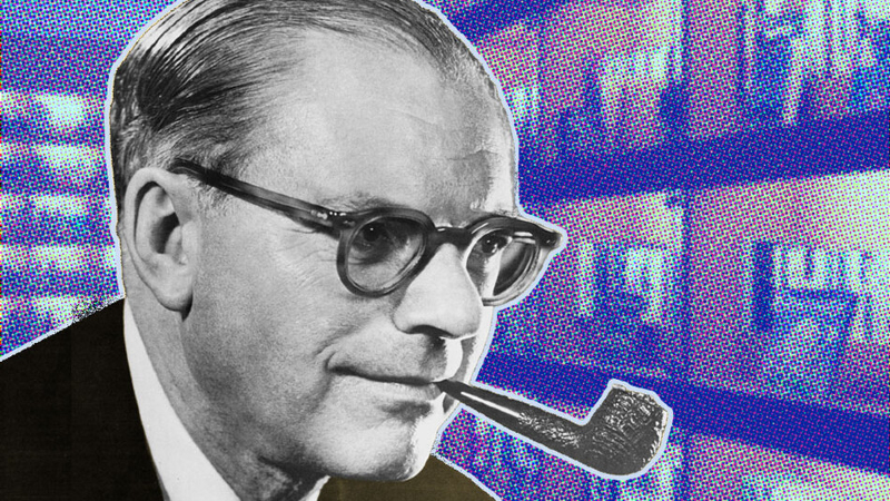 Photo illustration of Bennett Cerf