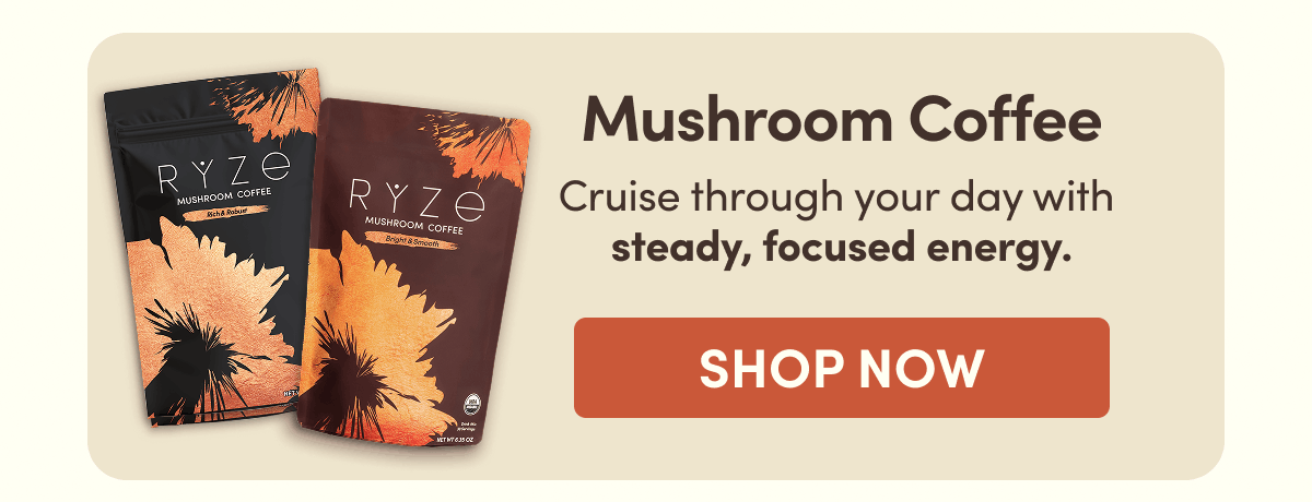 Mushroom Coffee | Cruise through your day with  steady, focused energy. | Shop Now