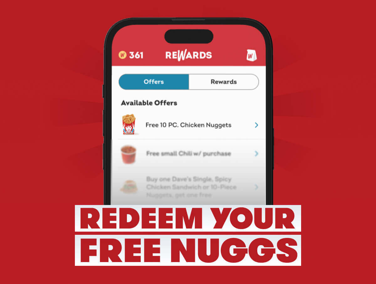 Redeem your free nuggs