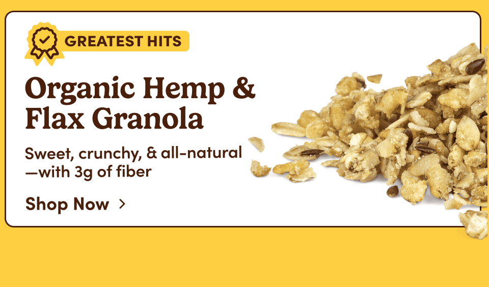 Organic Hemp & Flax Granola