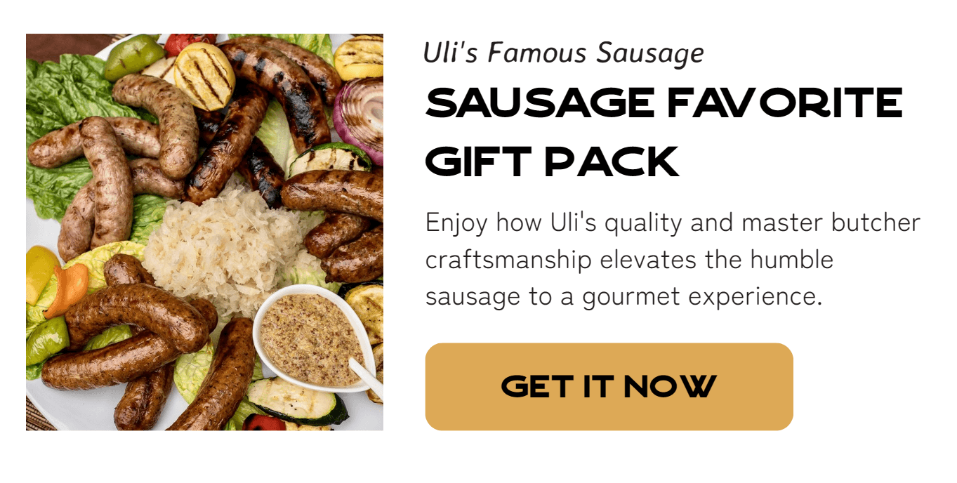 Uli's Famous Sausage - Sausage Favorite Gift Pack - Enjoy how Uli's quality and master butcher craftsmanship elevates the humble sausage to a gourmet experience.