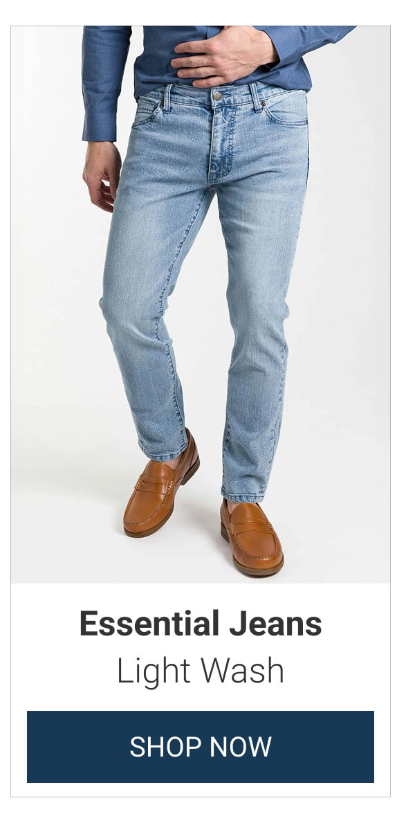 Light Wash Essential Jeans