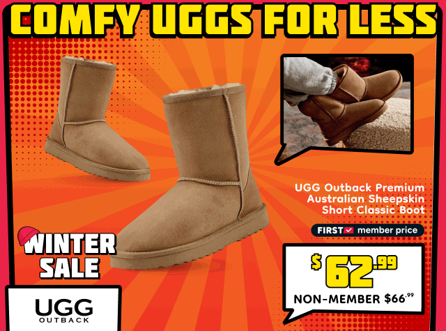 UGG Outback Premium Australian Sheepskin Short Classic Boot