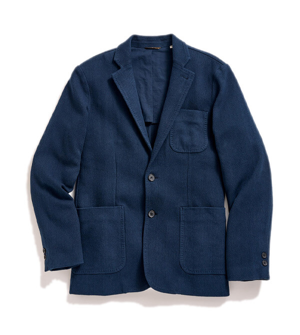 Basket Weave Archie in Navy