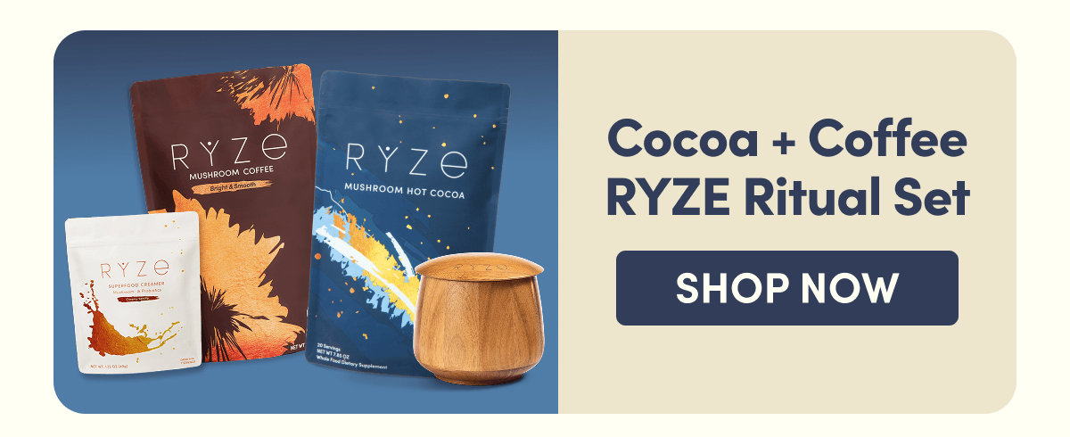 Cocoa + Coffee RYZE Ritual Set | Shop Now