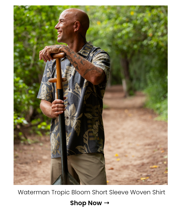 Waterman Tropic Bloom Short Sleeve Woven Shirt